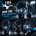 Torwarthandschuhe Blau